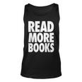 Read More Books | Brain Food Reading White Unisex Tank Top