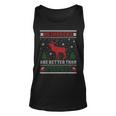 Reindeers Are Better Than People Ugly Christmas Sweater Tank Top
