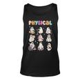 Retro Physical Therapy Halloween Ghosts Spooky Tank Top