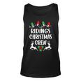 Ridings Name Gift Christmas Crew Ridings Unisex Tank Top