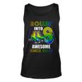 Rollin Into 8 Awesome 2015 Roller Skating 8Th Birthday Boys Unisex Tank Top