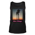 San Diego Sunset - Souvenir Vacation Palm Tree California Unisex Tank Top