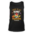 This Is My Scary Paraprofessional Costume Halloween Tank Top