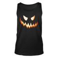 Scary Spooky Jack O Lantern Face Pumpkin Halloween Boys Tank Top