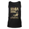 Scuba Diving Because Other Sports Only Require One Ball Cute Unisex Tank Top