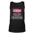 Serena Name Gift Serena Hated By Many Loved By Plenty Heart Her Sleeve V2 Unisex Tank Top