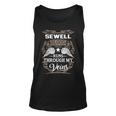 Sewell Name Gift Sewell Blood Runs Throuh My Veins Unisex Tank Top