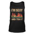 Im Sexy And I Tow It Bigfoot Camp Trees Hike Hiking Camping IT Tank Top