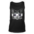 Solar Eclipse Cat Wearing Solar Eclipse Glasses Tank Top