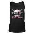 Strike Out Breast Cancer Baseball Breast Cancer Awareness Tank Top