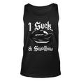 I Suck And Swallow Sexy Vampire Fangs Halloween Costume Halloween Costume Tank Top