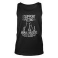 I Support Putting Animal Abusers To Sleep Dog Cat Lover Tank Top