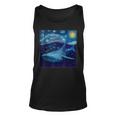 Surrealism Starry Night Whale Shark Tank Top