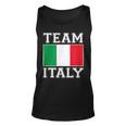Team Italy Print Italian National Country Flag Italy Unisex Tank Top
