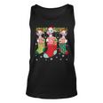 Three Cow In Socks Ugly Christmas Sweater Party Tank Top