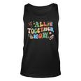 All Together Now Summer Reading 2023 Groovy Book Lover Reading Tank Top
