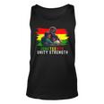 Twin Dad Fathers Day Junenth Unity Strength Quote Unisex Tank Top
