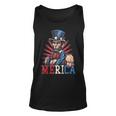 Usa 4Th Of July Abraham Lincoln Funny Workout Muscles Unisex Tank Top