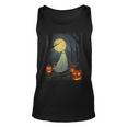 Vintage Ghost In Gothic Forest Full Moon Halloween Tank Top