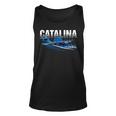 Vintage Military Aviation Flying Boat Unisex Tank Top