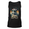 Vintage Retro Goat Dad Best Goat Daddy Funny Fathers Day Unisex Tank Top