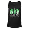 We Wear Green For Mental Health Awareness Mh Gnomes Unisex Tank Top