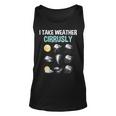 I Take Weather Cirrusly Cirrus Clouds Forecast Meteorology Tank Top