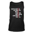 West Side Respect Los Angeles Watts Compton Long Beach Tank Top