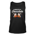 White Chocolate Funny Food Lover Eater Graphic Unisex Tank Top