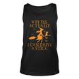Why Yes Actually I Can Drive A Stick Halloween Witches Tank Top