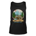 Yellowstone National Park Bison Retro Hiking Camping Outdoor Tank Top