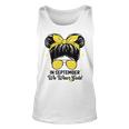 Childhood Cancer Awareness In September We Wear Gold Cute Tank Top