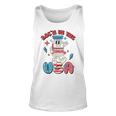 Funny Retro Vial Rocn In The Usa Happy 4Th Of July Vibes Unisex Tank Top