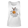 German Shepherd Ghost Halloween Pumpkin For Dog Lover Tank Top