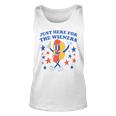 Hot Dog Im Just Here For The Wieners 4Th Of July Funny Unisex Tank Top