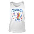 Im Just Here For The Wieners Funny Fourth Of July Unisex Tank Top