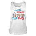 Kids Birthday 2 Year Old Gifts Chugga Two Two Party Theme Trains Unisex Tank Top