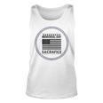 Memorial Day Honor Our Heroes Sacrifice American Flag Bold Unisex Tank Top