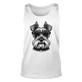 Miniature Schnauzer Miniature Schnauzer Dog With Sunglasses Tank Top