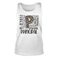 Principal Typography Principal First Day Of Back To School Unisex Tank Top