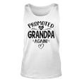 Promoted To Grandpa Again Baby Announcement Tank Top