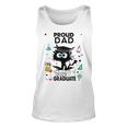 Proud Dad Of A Class Of 2023 Graduate Cool Funny Black Cat Unisex Tank Top