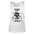 Proud Son Of A Class Of 2023 Graduate Cool Funny Black Cat Unisex Tank Top