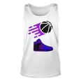 Purple Basketball Sneaker Unisex Tank Top