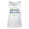 Rhode Island Pride State Flag Native Ocean State Unisex Tank Top