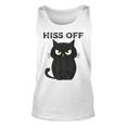 Hiss Off Black Cat Hiss Off Meow Cat Tank Top