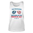 This Firecracker Was Born On The Fourth Of July Birthday Unisex Tank Top