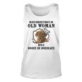 Never Underestimate An Old Woman With A Dogue De Bordeaux Old Woman Tank Top