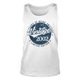 Vintage 2002 Limited Edition 21 Year Old Gifts 21St Birthday Unisex Tank Top