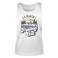 Vintage Truck Towing Boat Captain Funny I Hate Pulling Out Unisex Tank Top